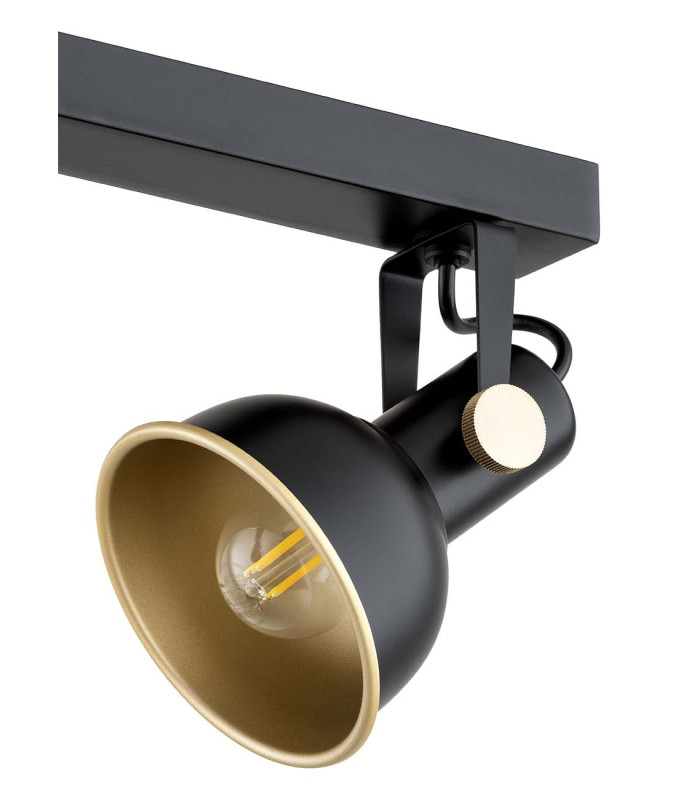 Lenora Ceiling Spotlight Bar Black Gold Elements-4