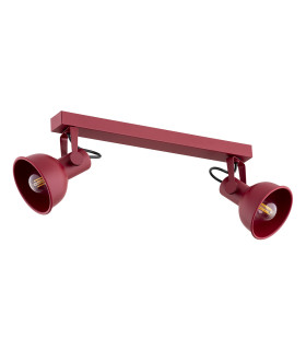 Lenora Twin Ceiling Spotlight Red-2