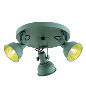 Lenora Ceiling Spotlight Clusters Green-1