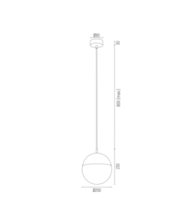 Livia 20cm Globe Pendant Ceiling Light Opal Matt Chrome IP44-2