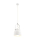 Logan 20cm Dome Pendant Ceiling Light Cream White-1