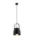 Logan 20cm Dome Pendant Ceiling Light Black-1