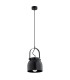 Logan 20cm Dome Pendant Ceiling Light Black-2
