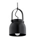 Logan 20cm Dome Pendant Ceiling Light Black-3