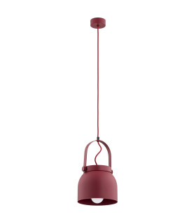 Logan 20cm Dome Pendant Ceiling Light Red-2