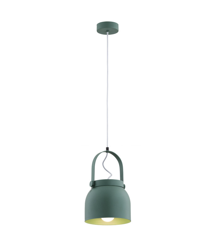 Logan 20cm Dome Pendant Ceiling Light Green-1