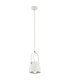 Logan 12cm Dome Pendant Ceiling Light Cream White-2