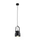 Logan 12cm Dome Pendant Ceiling Light Black-1