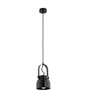 Logan 12cm Dome Pendant Ceiling Light Black-2
