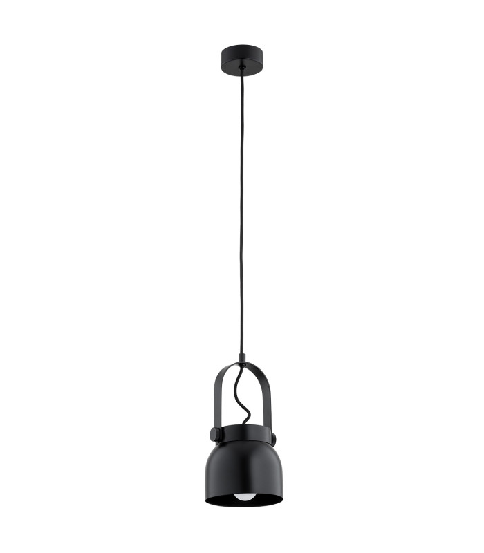 Logan 12cm Dome Pendant Ceiling Light Black-2