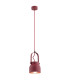 Logan 12cm Dome Pendant Ceiling Light Red-1
