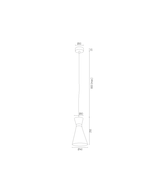 Lukka Dome Pendant Ceiling Light White Structure Chrome-2