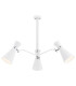 Lukka Multi Arm Pendant Ceiling 3 Light White Structure Chrome-1
