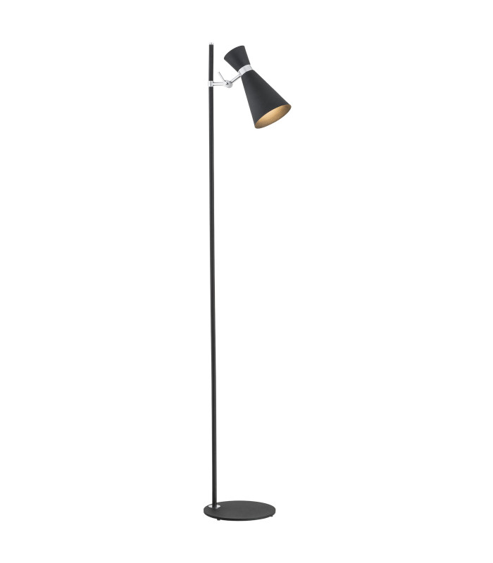 Lukka Desk Floor Lamp Black Structure Chrome-1