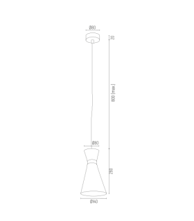 Lukka Dome Pendant Ceiling Light Black Structure Chrome-2