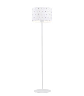 Magic Floor Lamp With Shade White With Grey Stars White Structure-1