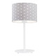 Magic Table Lamp With Round Shade Grey With White Stars White Structure-1
