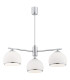 Marbella Multi Arm Pendant Ceiling 3 Light Opal Matt Chrome-1
