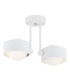 Massimo Plus Globe Ceiling 2 Light Opal Matt White Structure IP44-1