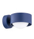 Massimo Plus Outdoor Globe Wall Lamp Opal Matt Navy Blue Structure IP44-1