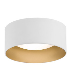 Mohito Flush Ceiling 2 Light White Structure Outside Gold Inside-1
