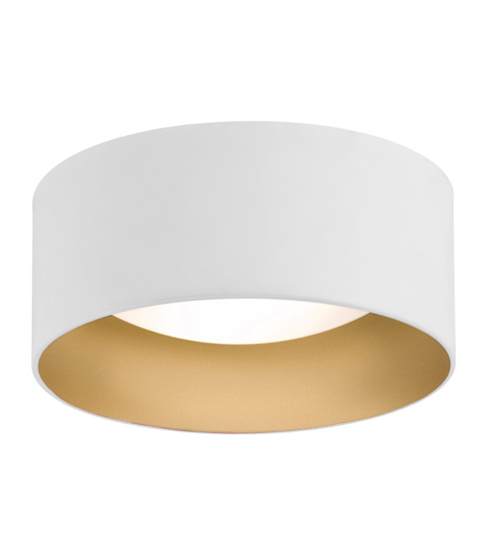 Mohito Flush Ceiling 2 Light White Structure Outside Gold Inside-1