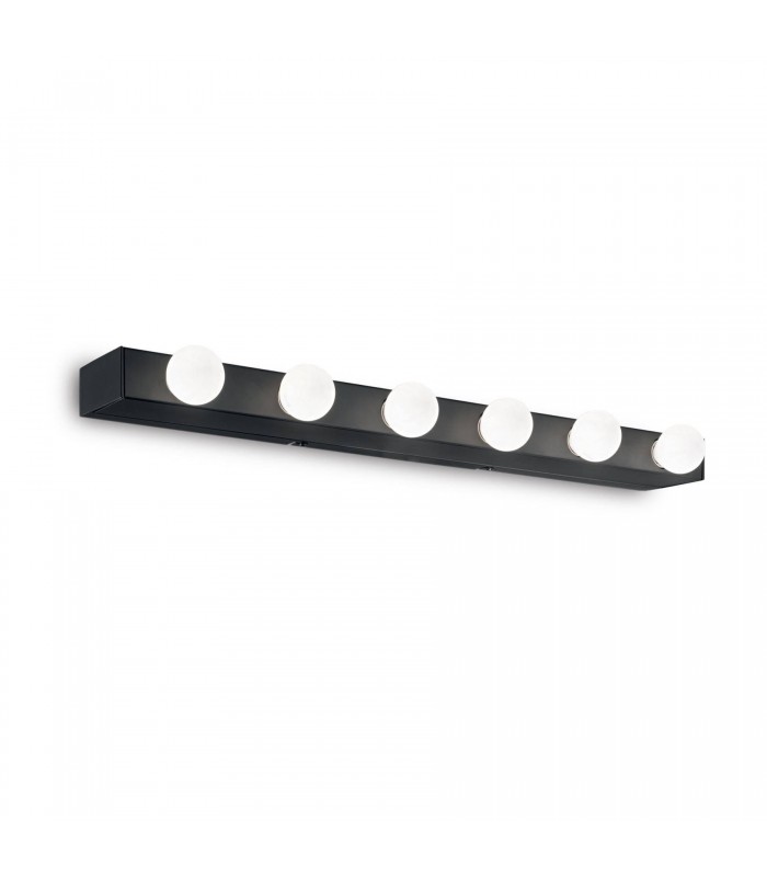 6 Light Wall Light Black - 1