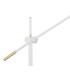 Nashville Arc Floor Lamp White Structure Brass Elements-4