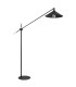 Nashville Arc Floor Lamp Black Structure Brass Elements-2