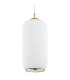 Pallado Slim Pendant Ceiling Light Opal Matt Brass Steel-3