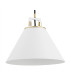 Orte Bar Pendant Ceiling 3 Light White Structure Brass Elements-4