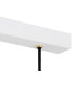 Orte Bar Pendant Ceiling 3 Light White Structure Brass Elements-5