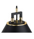 Orte Bar Pendant Ceiling 3 Light Black Structure Brass Elements-3