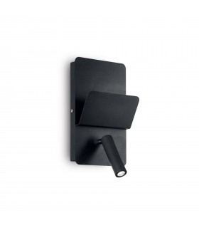 LED 1 Light Wall Light Black - 1