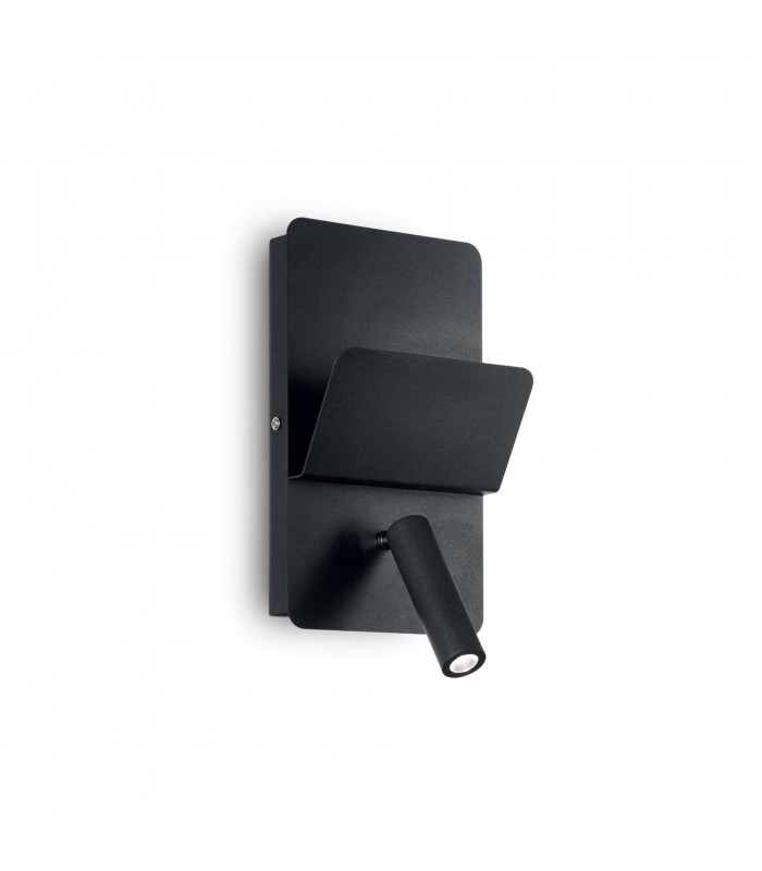 LED 1 Light Wall Light Black - 1