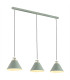 Orte Bar Pendant Ceiling 3 Light Siege Structure Brass Elements-1