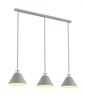 Orte Bar Pendant Ceiling 3 Light Siege Structure Brass Elements-1