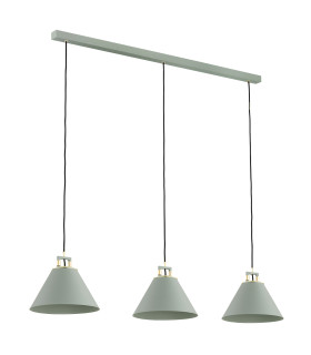 Orte Bar Pendant Ceiling 3 Light Siege Structure Brass Elements-2
