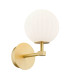 Paloma Right Angle Wall Lamp Opal Matt (Fluted) Brushed Brass-1