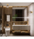 Paloma 12cm Globe Ceiling Light Smoky (Fluted) Brushed Brass-3