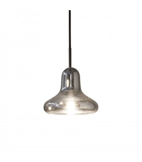 1 Light Dome Ceiling Pendant Light Smokey - 1