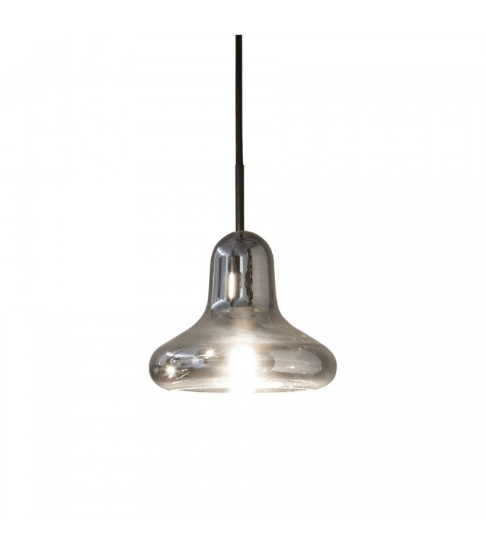 1 Light Dome Ceiling Pendant Light Smokey - 1