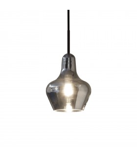 1 Light Dome Ceiling Pendant Light Smokey - 1