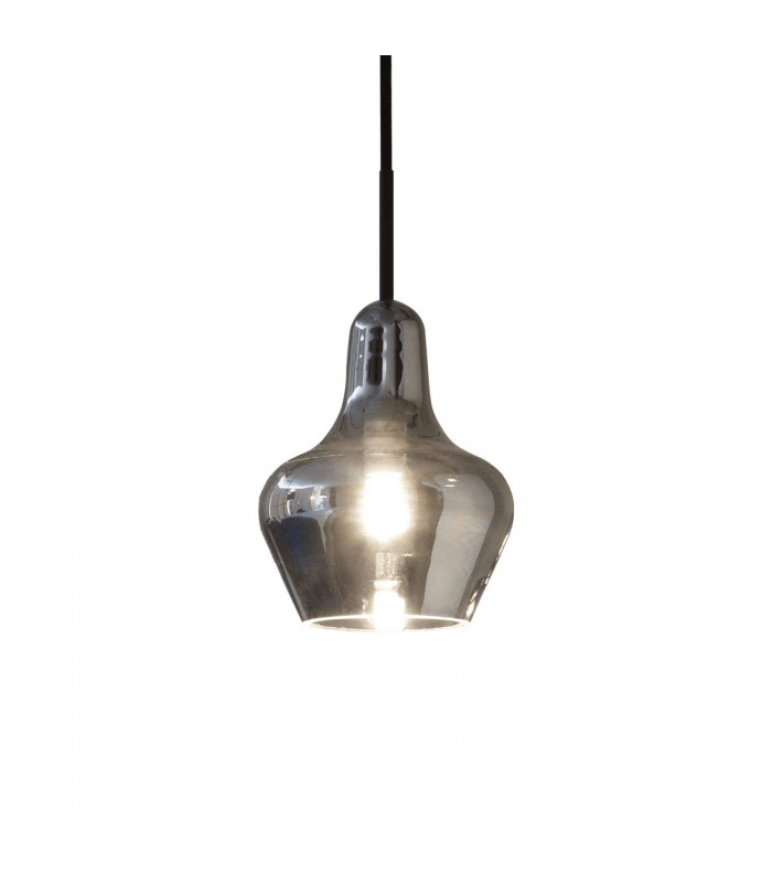 1 Light Dome Ceiling Pendant Light Smokey - 1