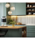 Paloma Cluster Pendant Ceiling 3 Light Grey Lister (Fluted) Brushed Brass-3