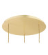 Paloma Cluster Pendant Ceiling 3 Light Grey Lister (Fluted) Brushed Brass-5