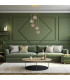 Paloma Cluster Pendant Ceiling 5 Light Smoky (Fluted) Brushed Brass-3
