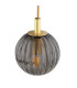 Paloma Cluster Pendant Ceiling 5 Light Smoky (Fluted) Brushed Brass-4