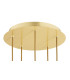 Paloma Cluster Pendant Ceiling 5 Light Smoky (Fluted) Brushed Brass-5