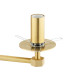 Paloma Multi Arm Pendant Ceiling 3 Light Opal Matt (Fluted) Brushed Brass-6
